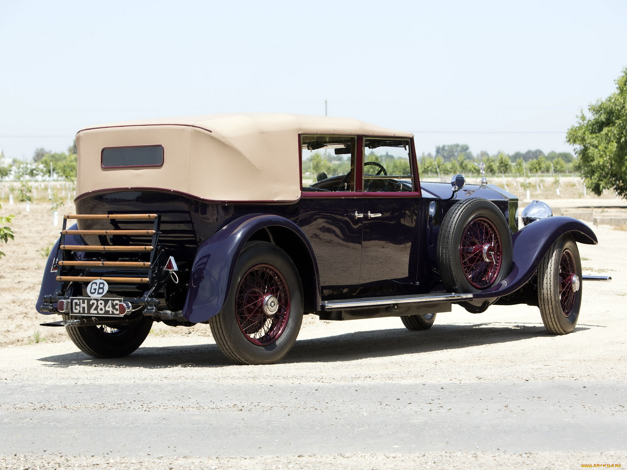 , rolls-royce, tourer, all-weather, 1930, phantom, ii, hooper